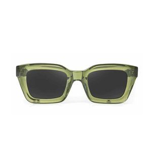 AQS WREN 47MM Square Sunglasses with Green frame